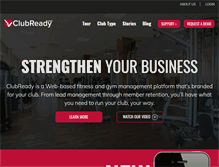 Tablet Screenshot of accoladefitness.clubready.com